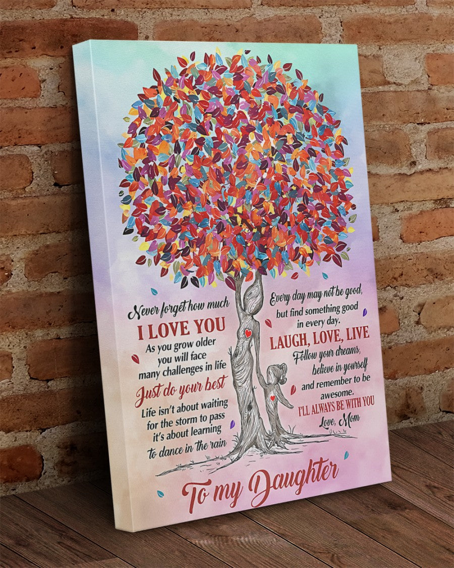 Para Mi Hija De Mamá Lienzo