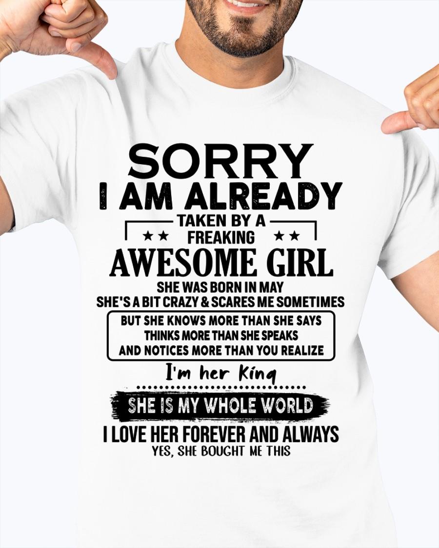 May - Awesome Girl born in May - Special gift for your boyfriend - From Wife NGHL05 (SKU.AT16)