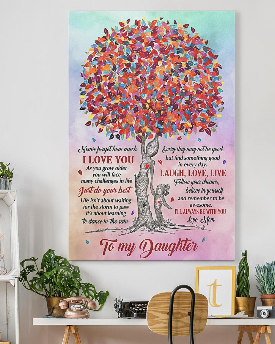 Para Mi Hija De Mamá Lienzo