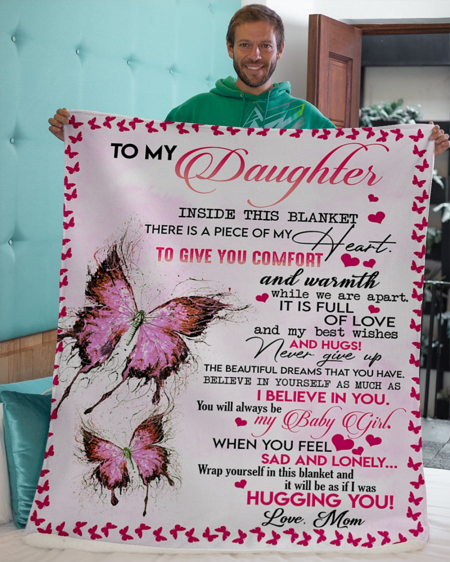 Manta de regalo especial para tu hija - de mamá
