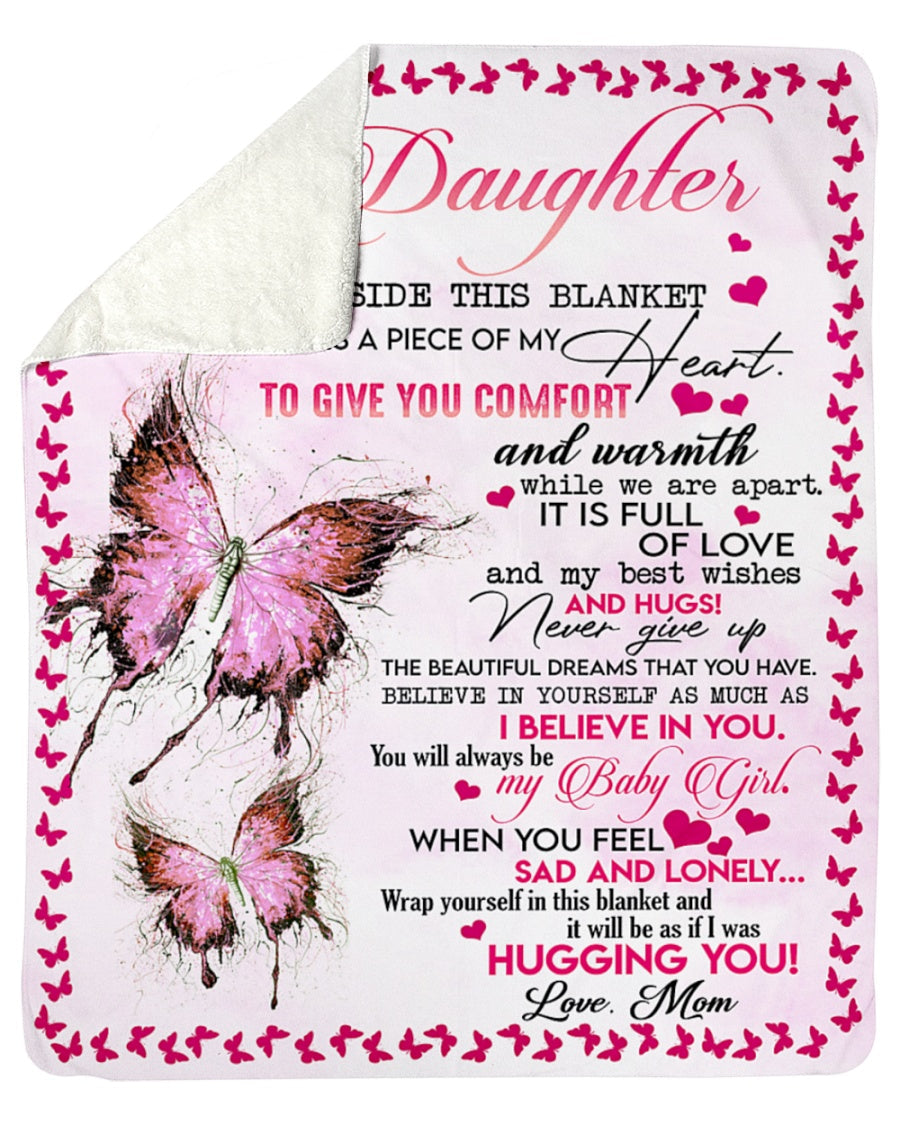 Manta de regalo especial para tu hija - de mamá