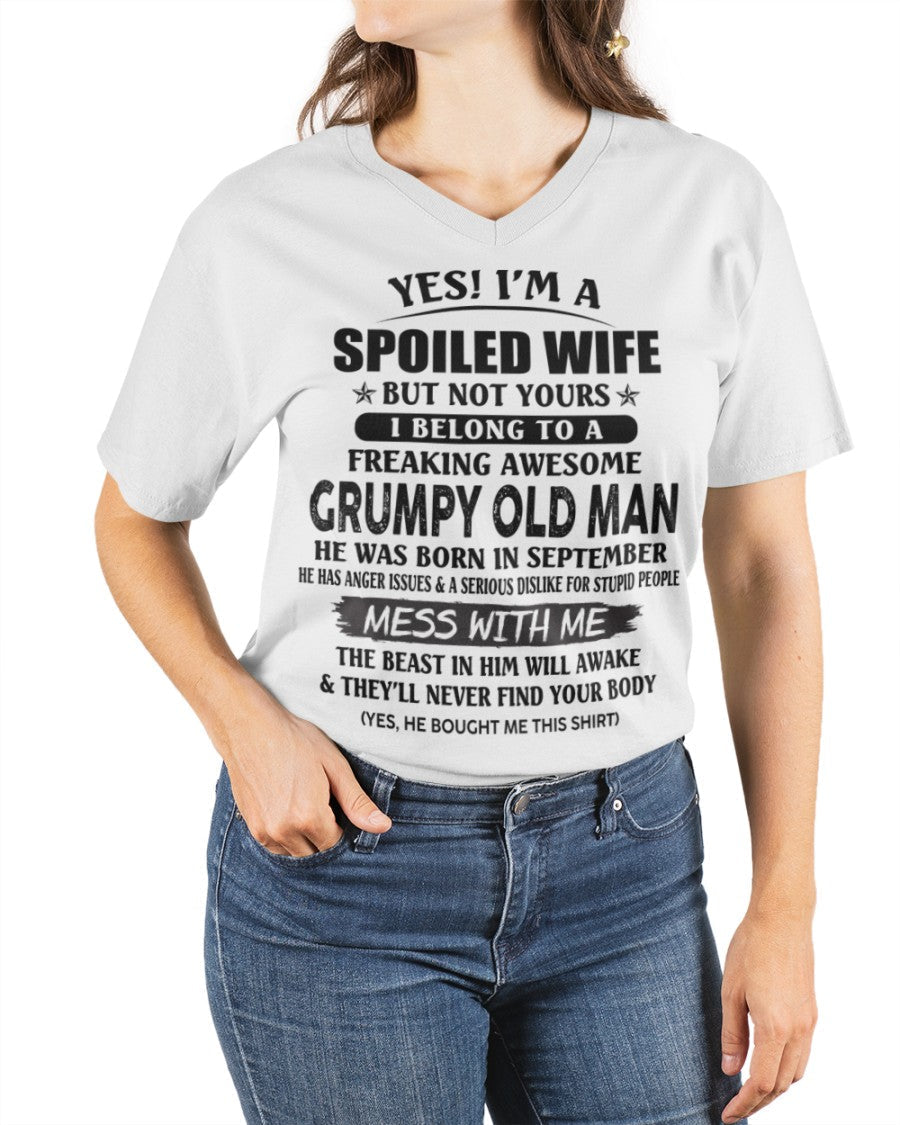 Grumpy Old Man September – Perfect gift for wife From Husband – NGHL09 (SKU08-63-09)