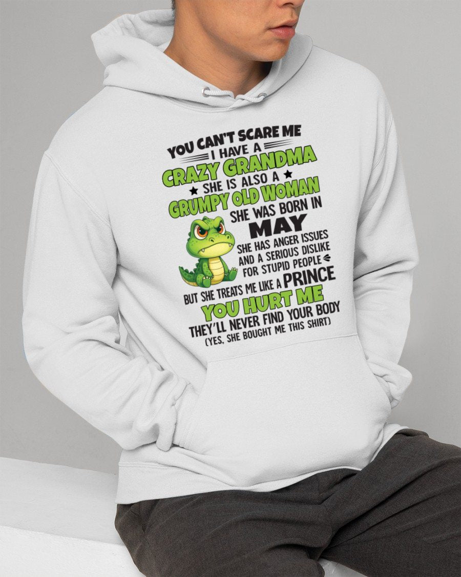 MAY - YOU CAN'T SCARE ME - FOR GRANDSON - GIFT FROM GRANDMA - NGHL05 (SKU09-85-05)