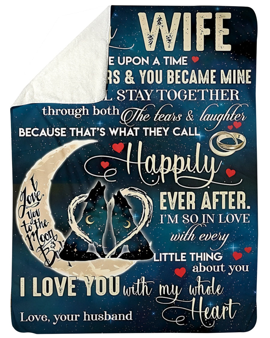 Manta de regalo especial para tu esposa - De parte de tu esposo (SKU-CHAU-B13) FULL