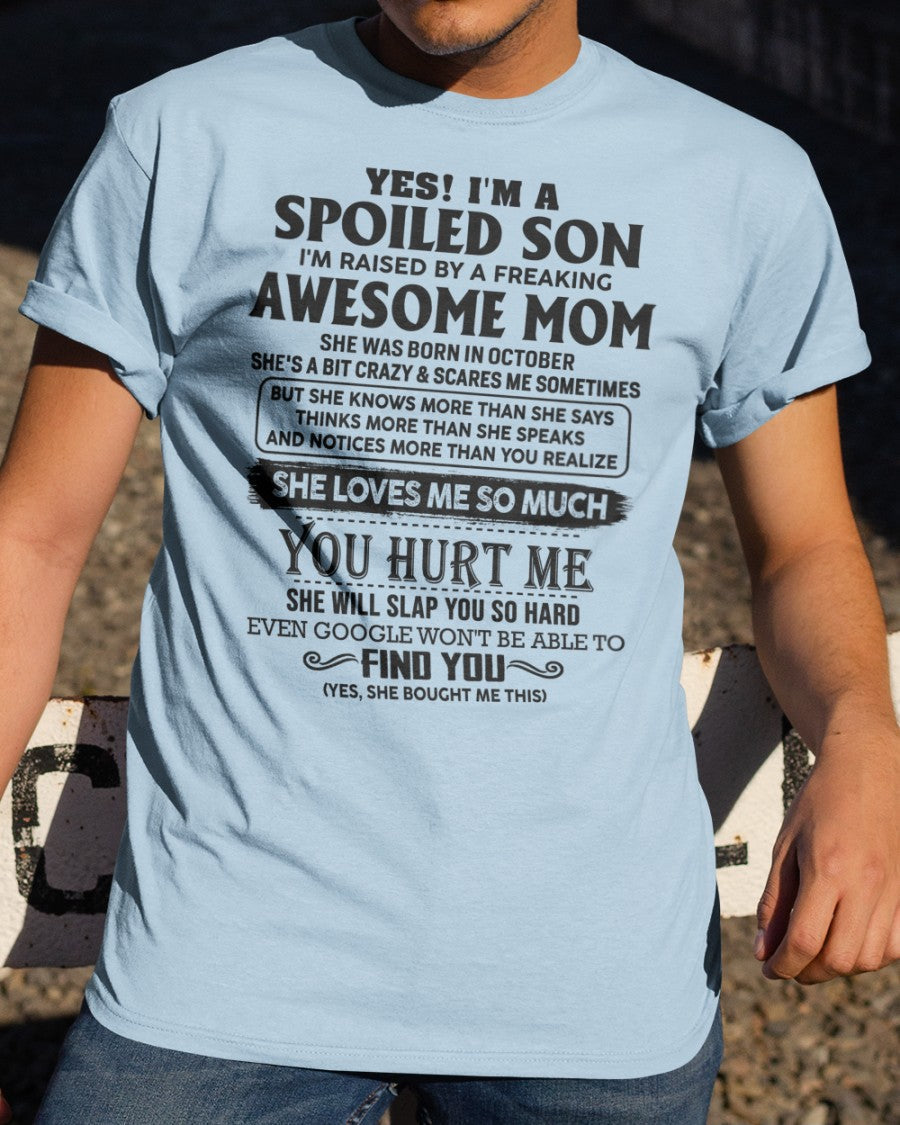 Octubre - Mamá Increíble - Regalo perfecto para hijo de mamá - NGHL10 (SKU-SPW-10)
