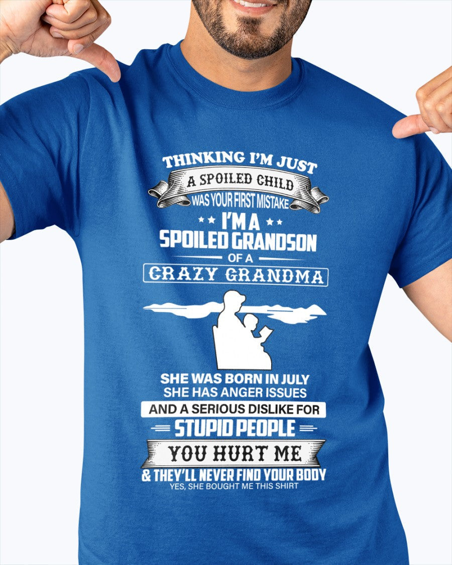Camiseta "Consentido por la Abuela" Edición Julio – De Abuela a Nieto NGHL07 (SKU-GMS2-07)