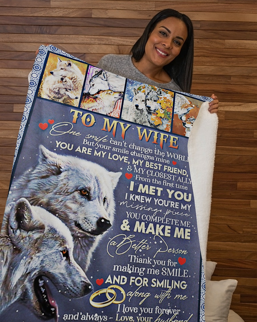 Manta de regalo especial para tu esposa - De parte de tu esposo