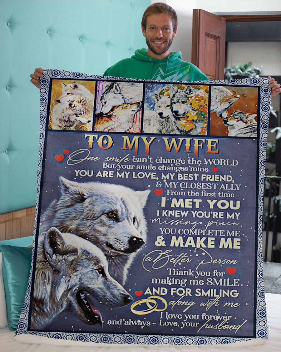 Manta de regalo especial para tu esposa - De parte de tu esposo
