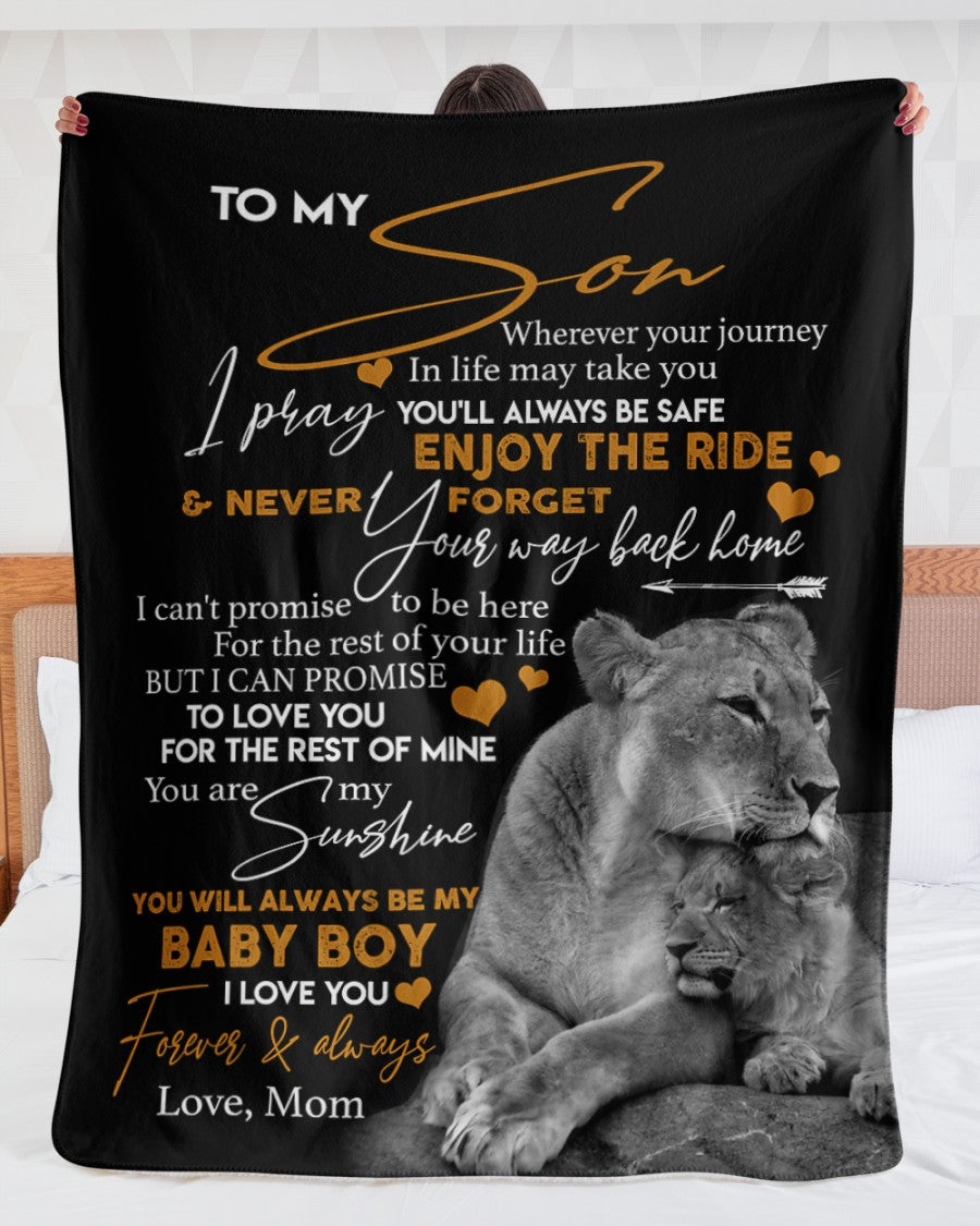 Regalo especial para mi hijo, manta de mamá