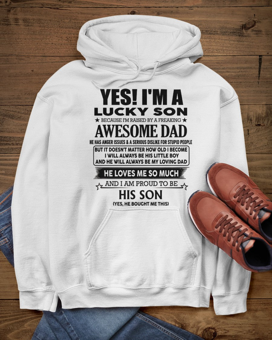 Awesome Dad - perfect gift for your son from Dad - HL00 (SKUT-2010LUCKYDD)
