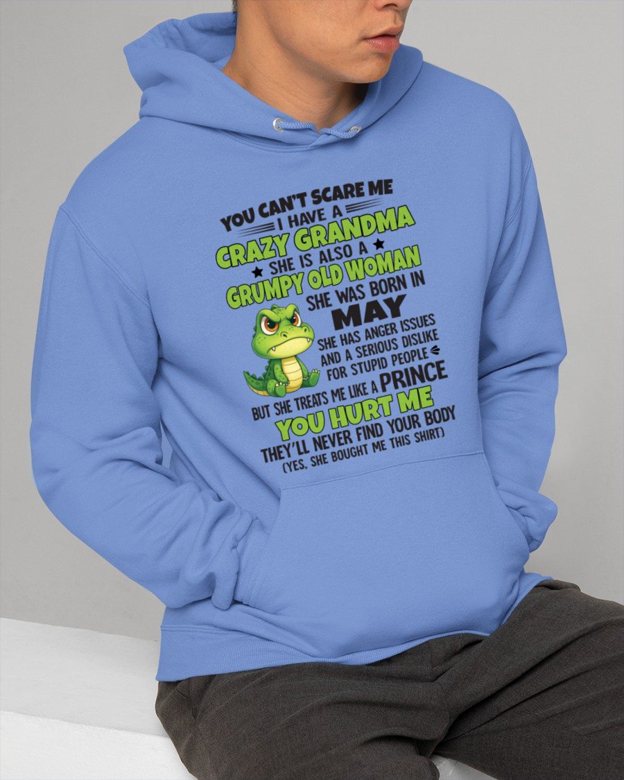 MAY - YOU CAN'T SCARE ME - FOR GRANDSON - GIFT FROM GRANDMA - NGHL05 (SKU09-85-05)