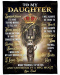 Special Gift For Your Daughter Blanket - From Dad