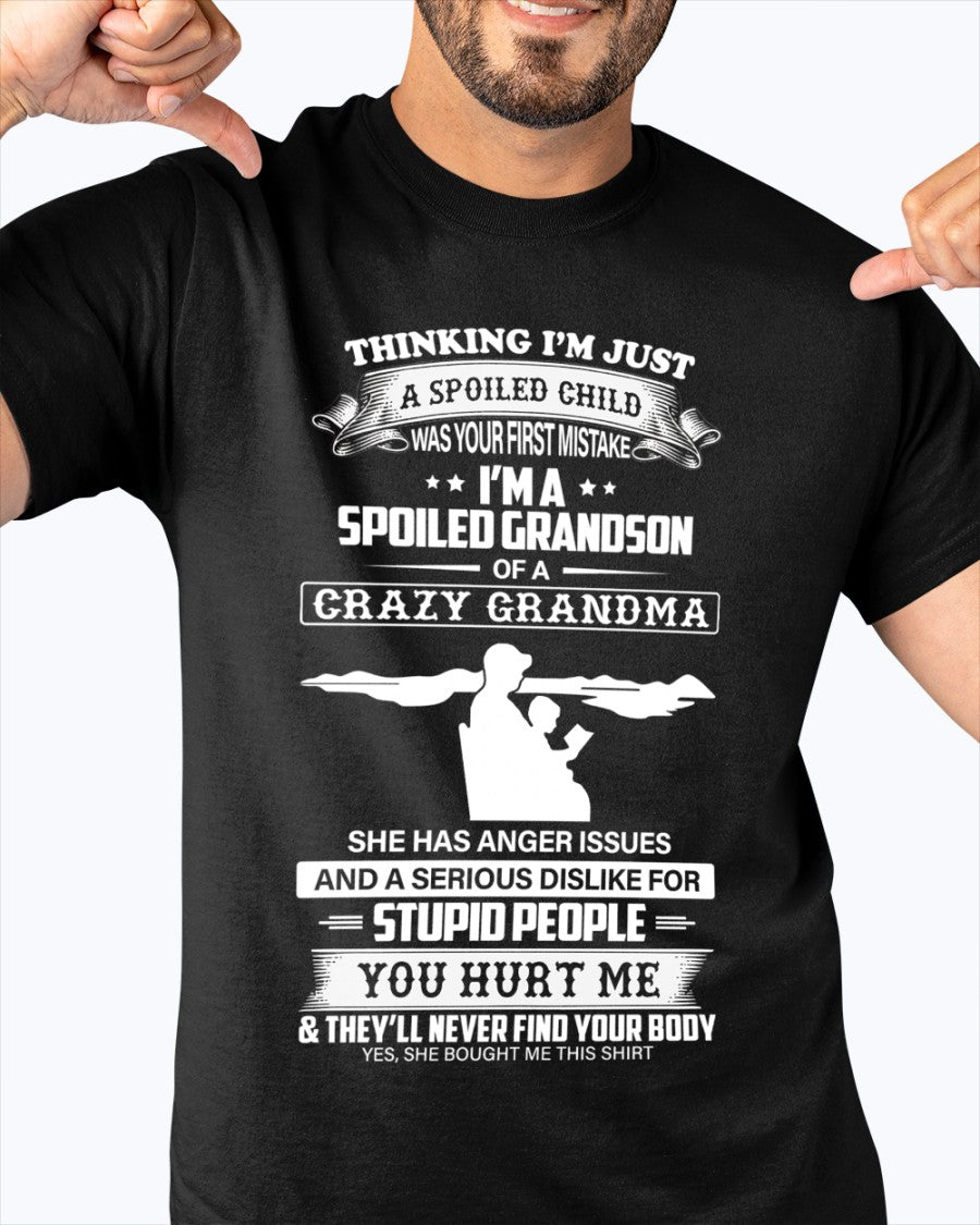 Spoiled by Grandma Shirt – From Grandma to Grandson NGHL00 (SKU-GMS2-00)