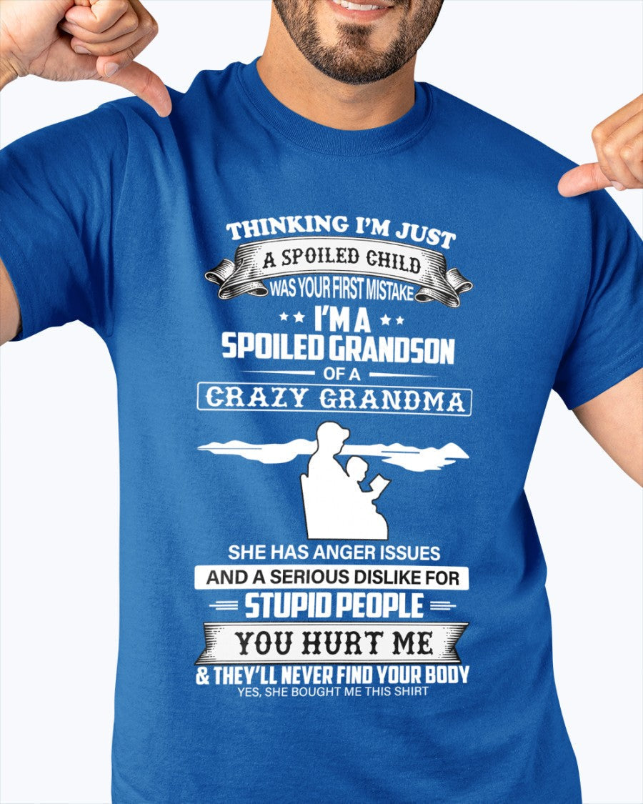 Spoiled by Grandma Shirt – From Grandma to Grandson NGHL00 (SKU-GMS2-00)