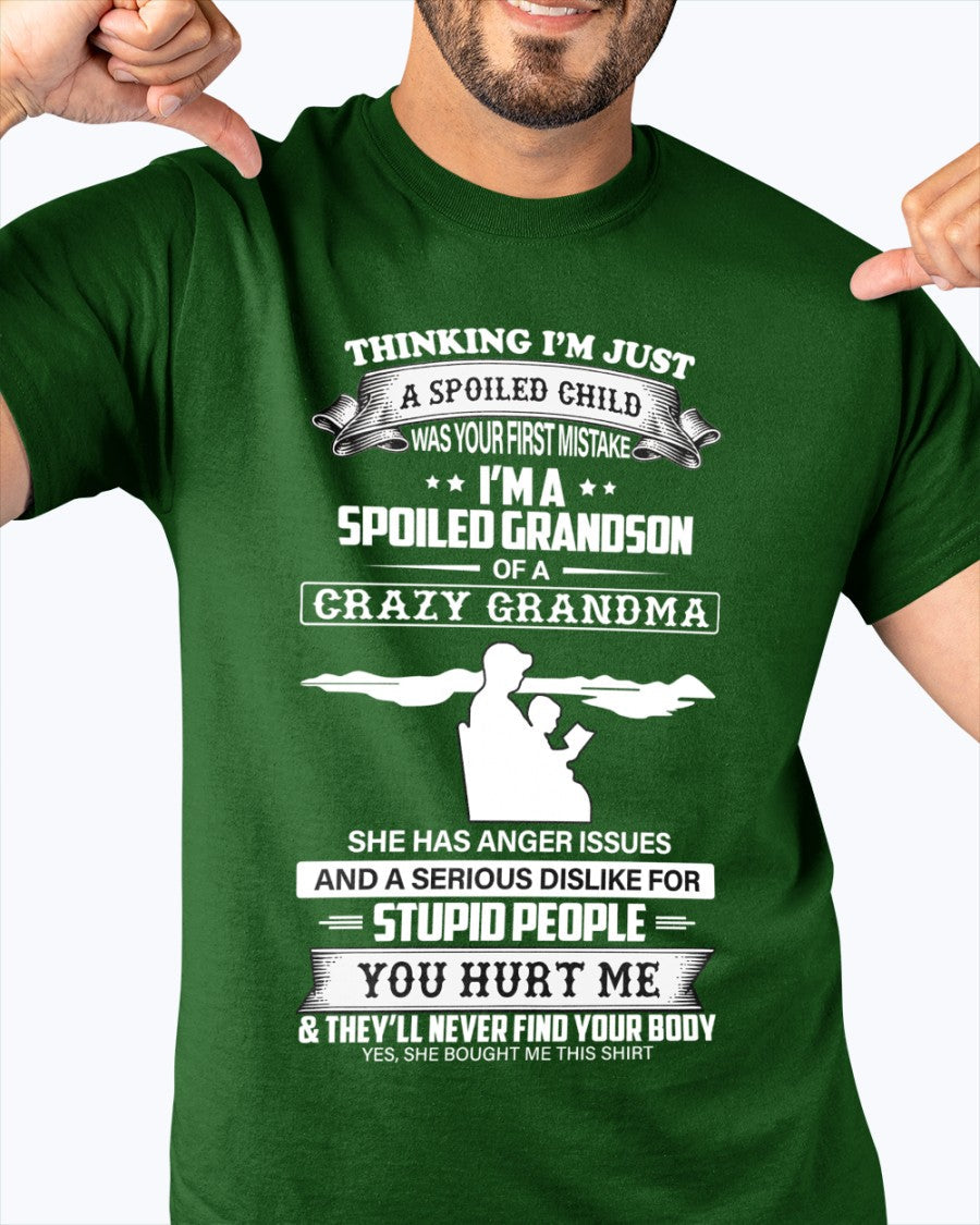 Spoiled by Grandma Shirt – From Grandma to Grandson NGHL00 (SKU-GMS2-00)