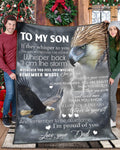 Special Gift for Your Son - From Dad Blanket (SKUB11-158)
