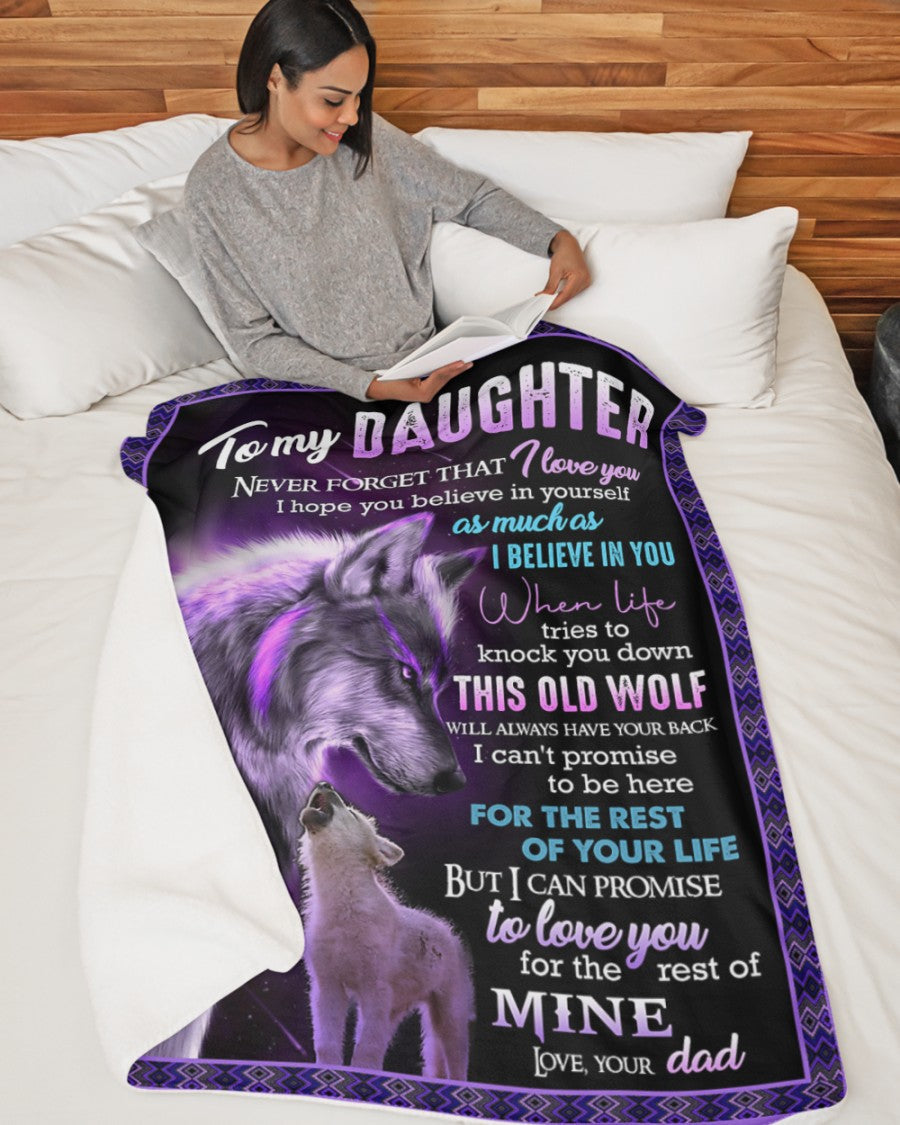 Manta de regalo especial para tu hija - De papá