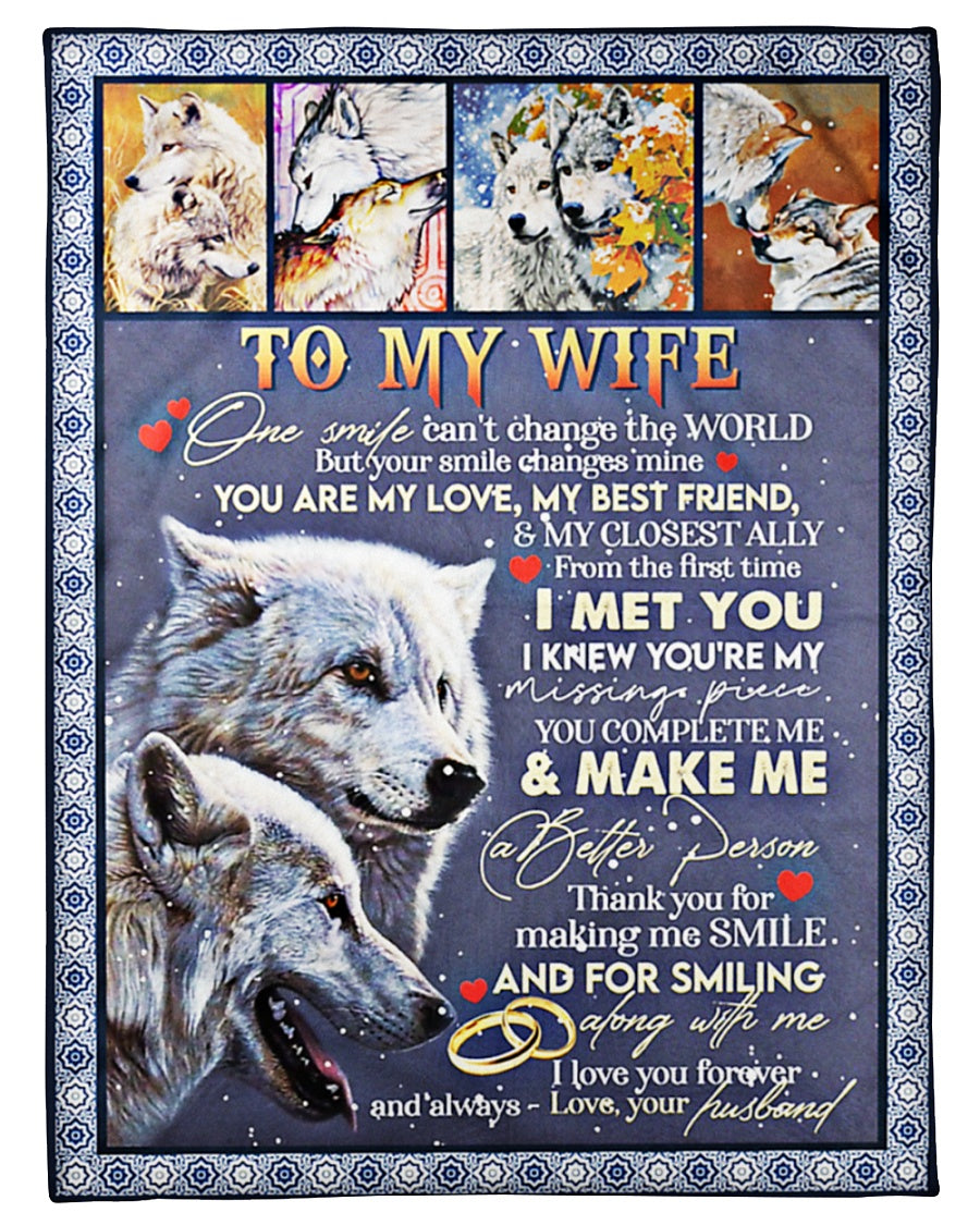 Para mi esposa - Regalo especial para tu esposa - manta
