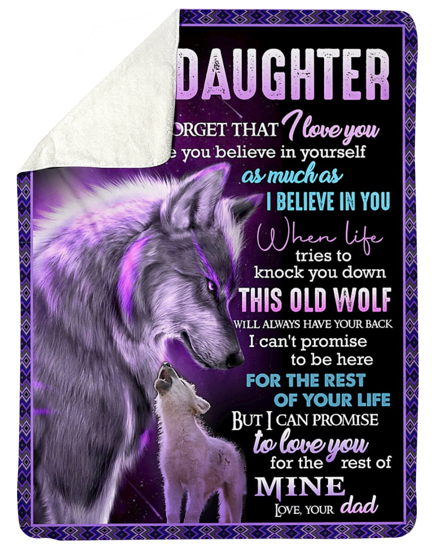 Manta de regalo especial para tu hija - De papá