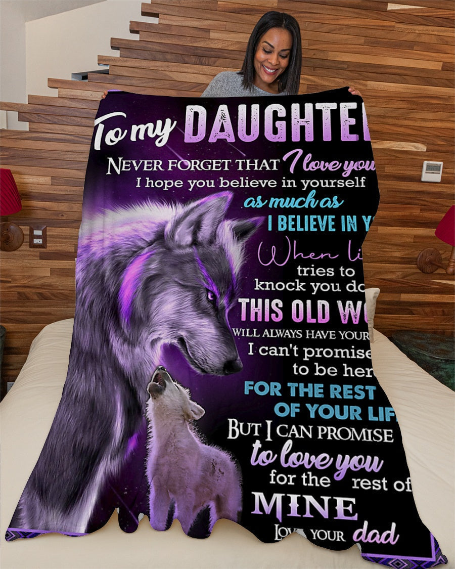 Manta de regalo especial para tu hija - De papá