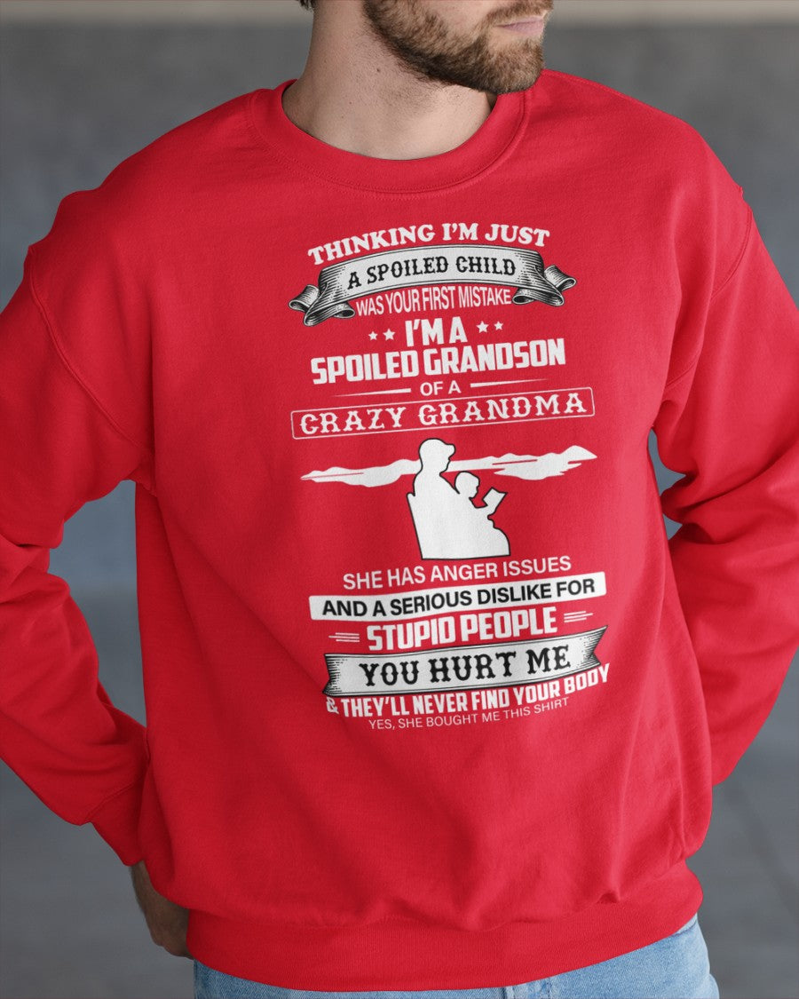 Spoiled by Grandma Shirt – From Grandma to Grandson NGHL00 (SKU-GMS2-00)