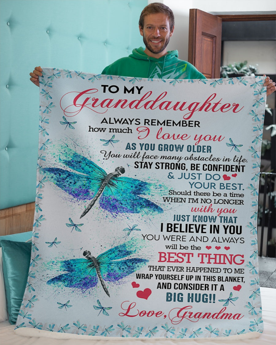Manta "Regalo especial para tu nieta" - De la abuela