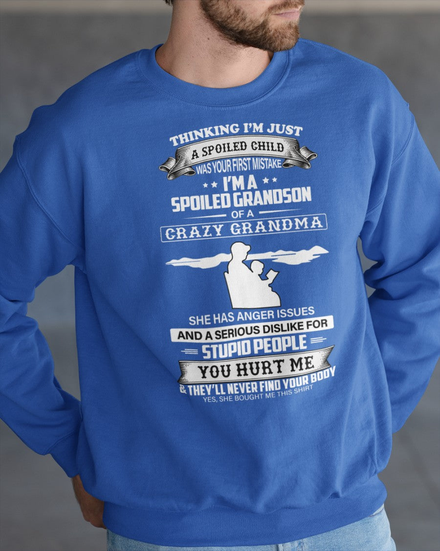 Spoiled by Grandma Shirt – From Grandma to Grandson NGHL00 (SKU-GMS2-00)