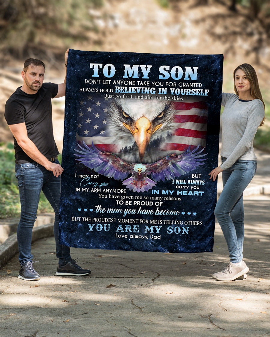 Special gift for Son Blanket From Dad (SKUB07-29)