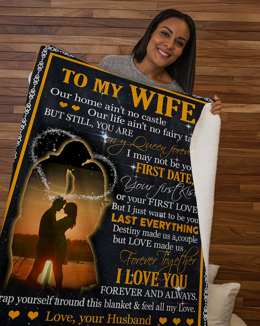 De esposo a esposa - Manta personalizada - El mejor regalo - Para mi esposa