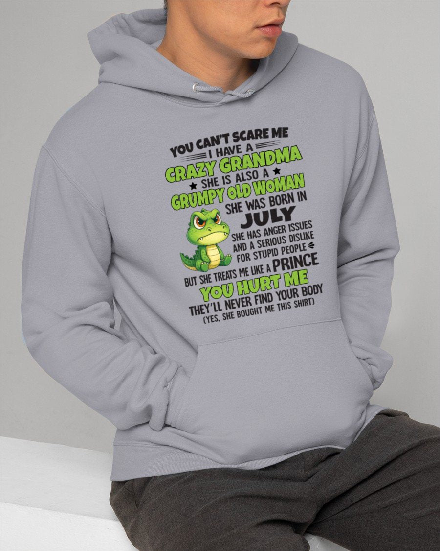 JULY - YOU CAN'T SCARE ME - FOR GRANDSON - GIFT FROM GRANDMA - NGHL07 (SKU09-85-07)