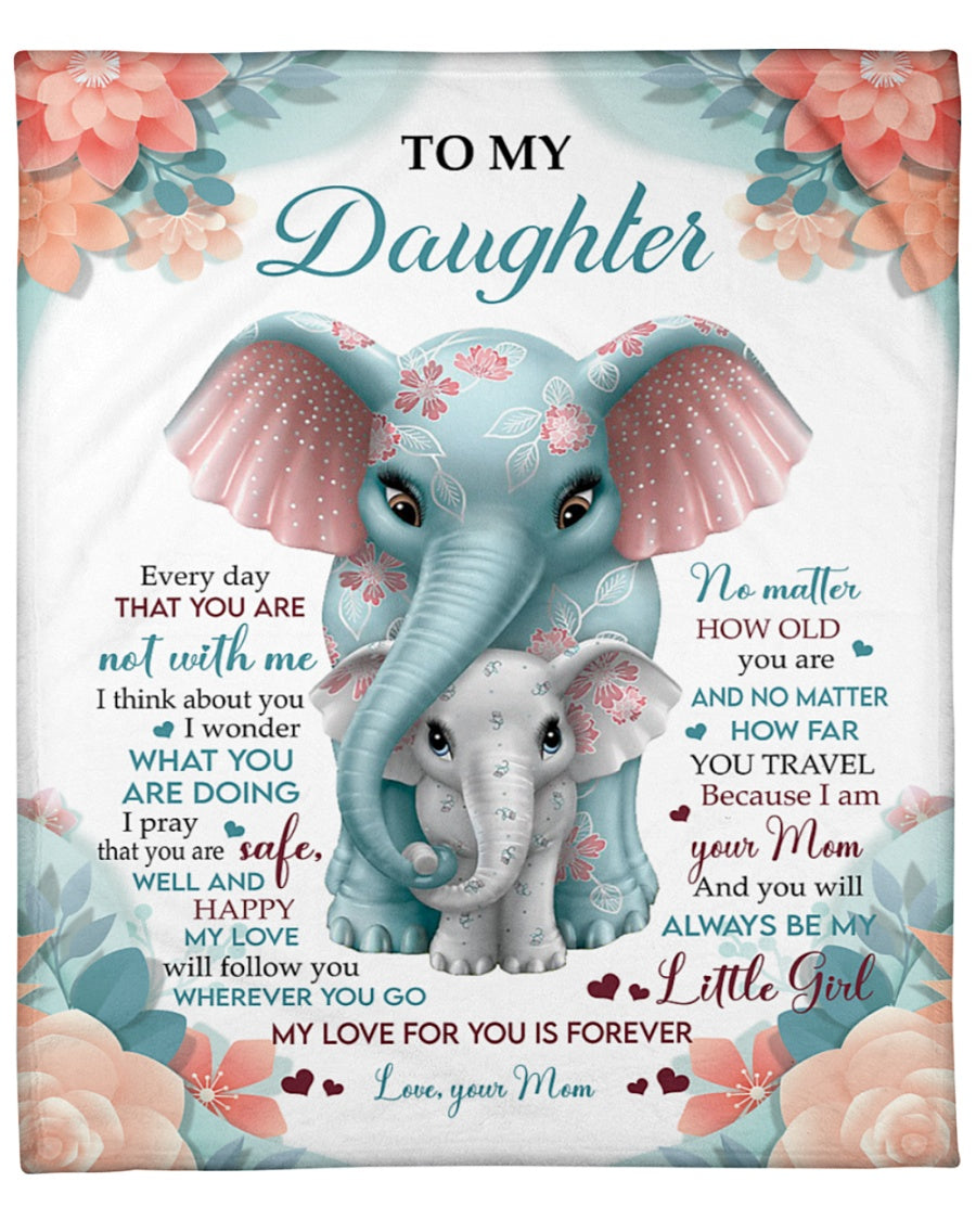 Para mi hija - Manta de mamá de regalo para mi hija
