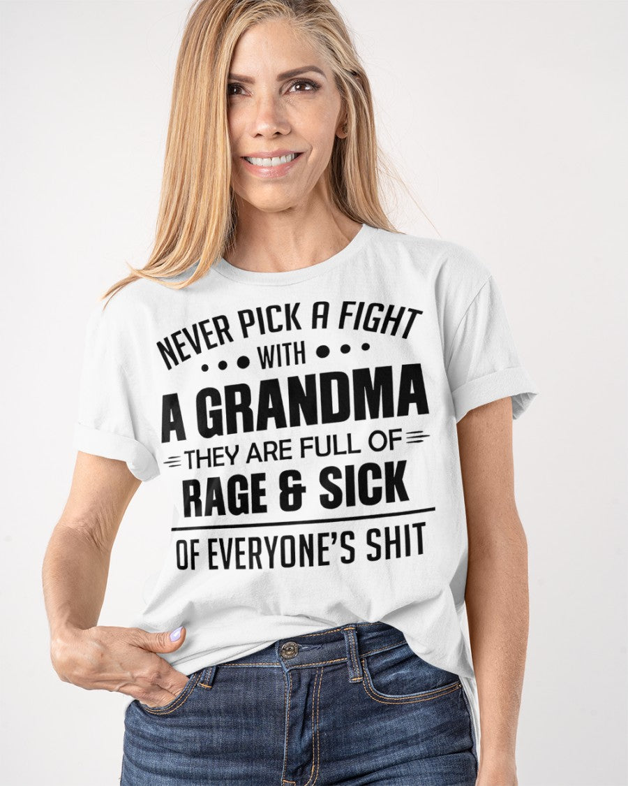 NUNCA TE METAS EN PROBLEMAS CON UNA ABUELA, ESTÁN LLENAS DE RABIA Y HASTA LA MADRE DE LAS TONTERÍAS DE TODO EL MUNDO - de abuela NGHL00 (SKU10-10)