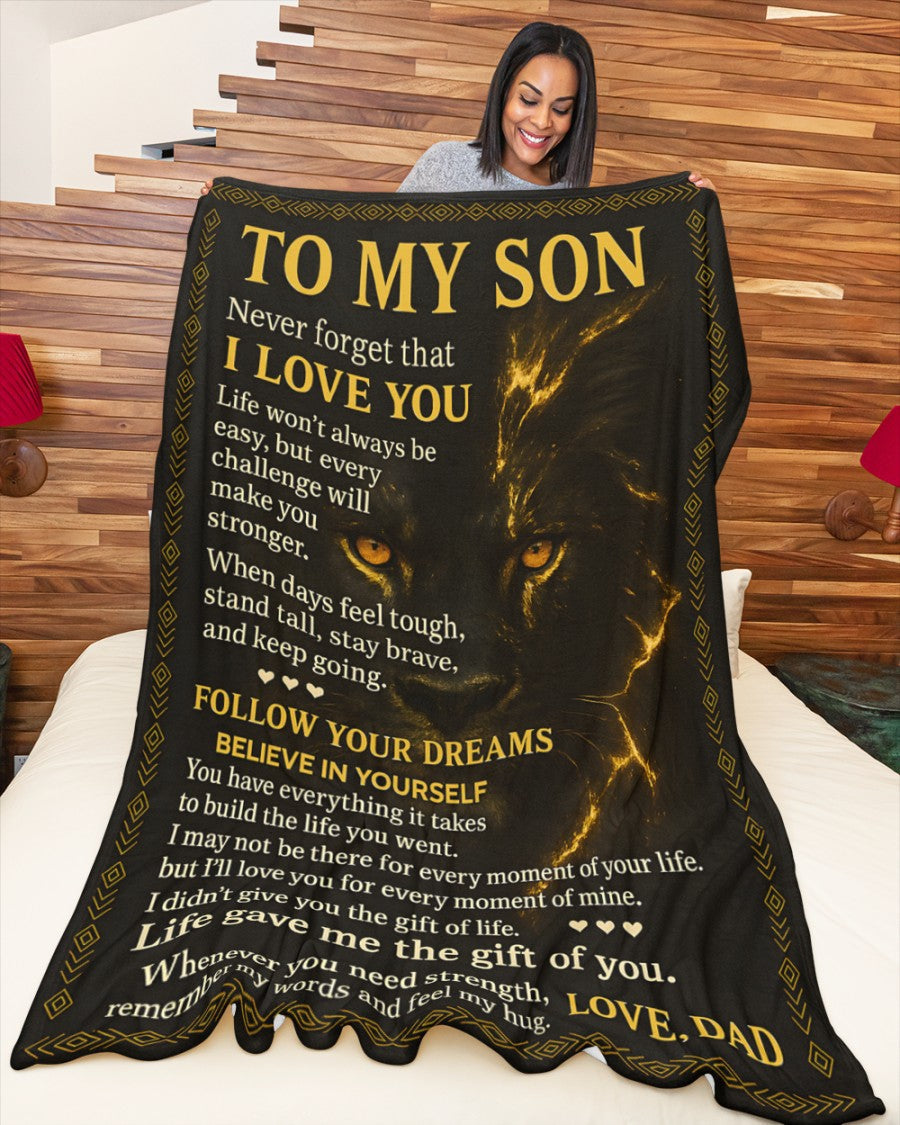 MANTA PARA HIJO - REGALO DE PAPÁ - REGALO DE COMODIDAD Y CALIDEZ NTTD00 (SKUB-DAD-DT01)
