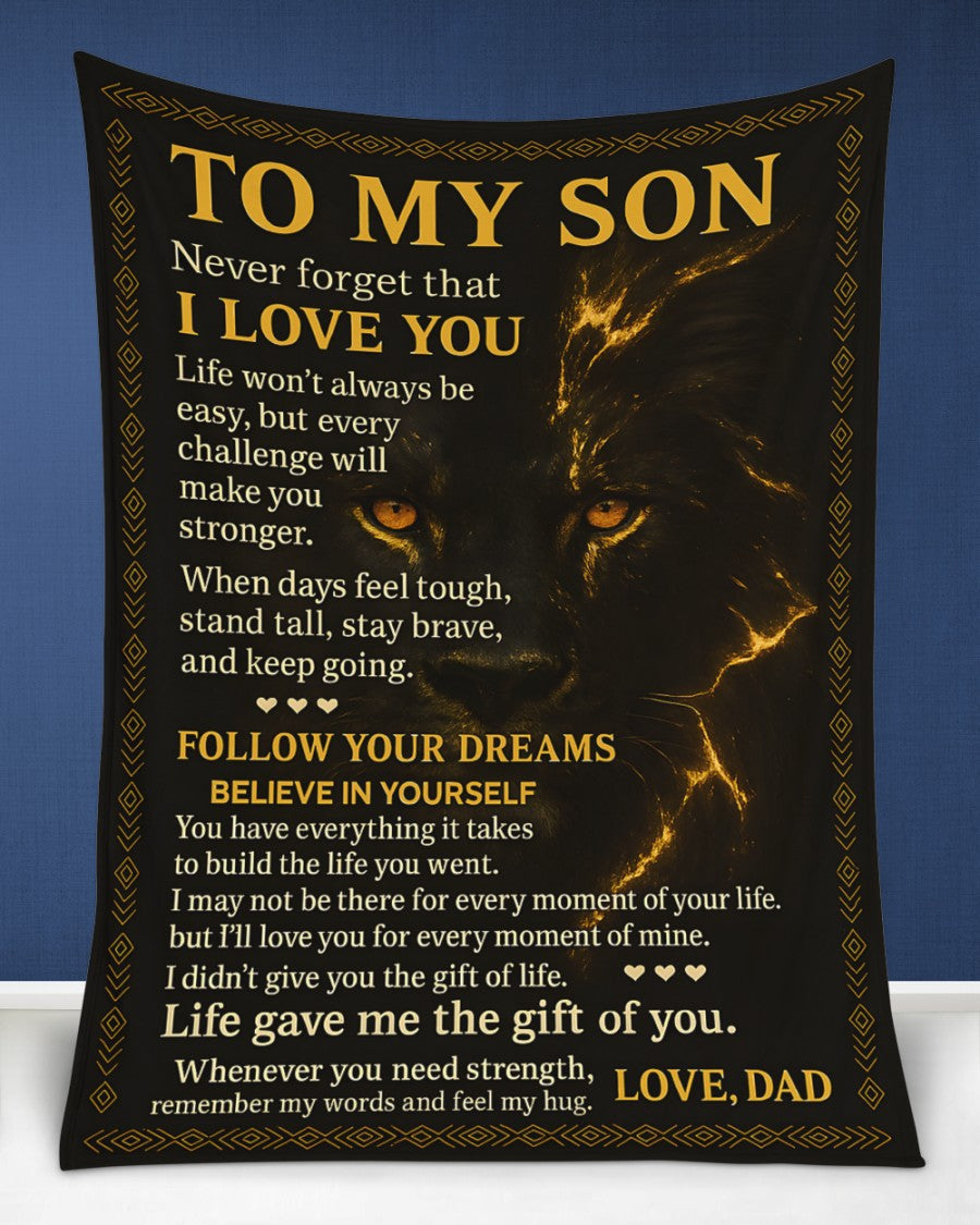 MANTA PARA HIJO - REGALO DE PAPÁ - REGALO DE COMODIDAD Y CALIDEZ NTTD00 (SKUB-DAD-DT01)