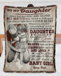 Manta de regalo especial para tu hija - De papá