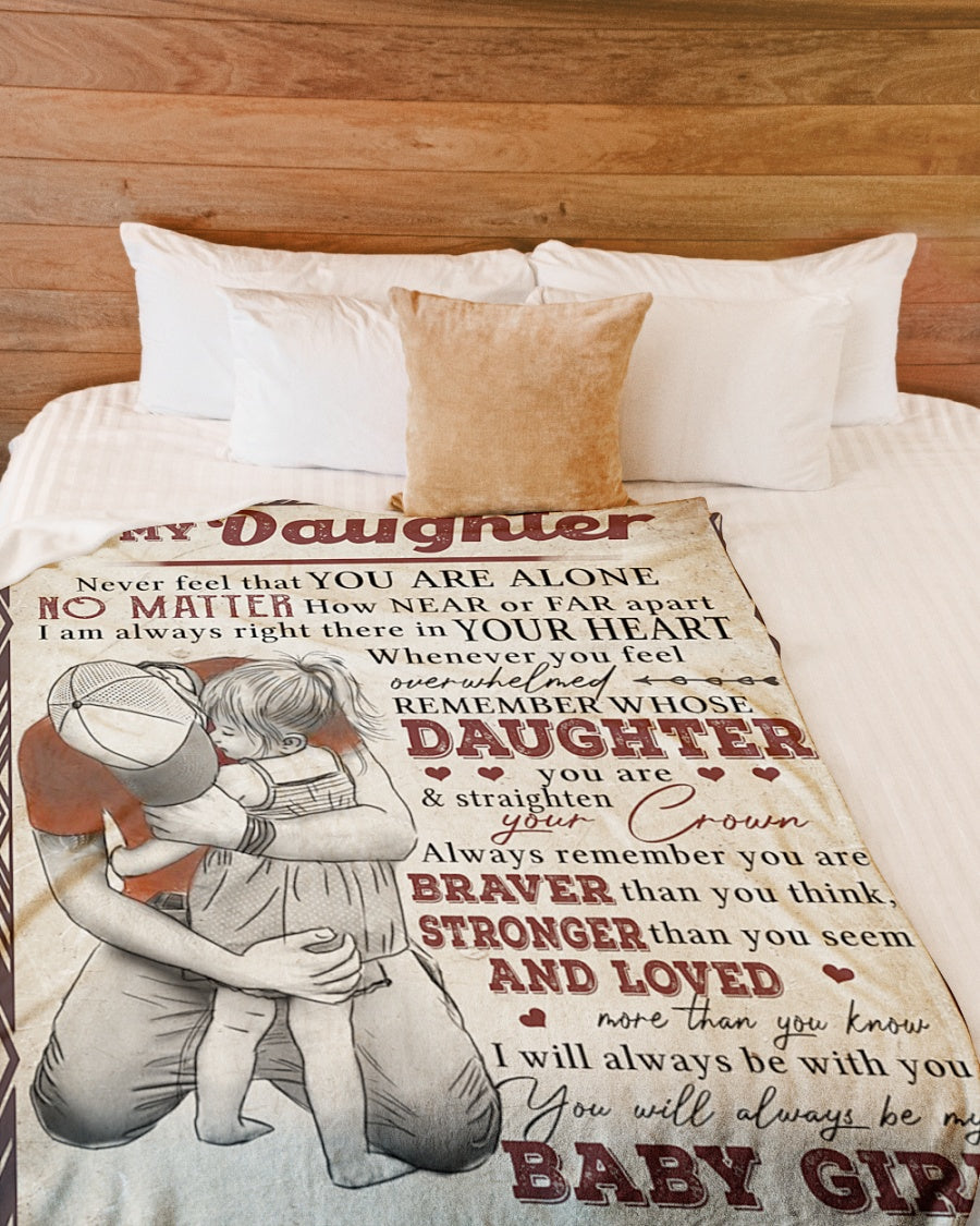 Manta de regalo especial para tu hija - De papá