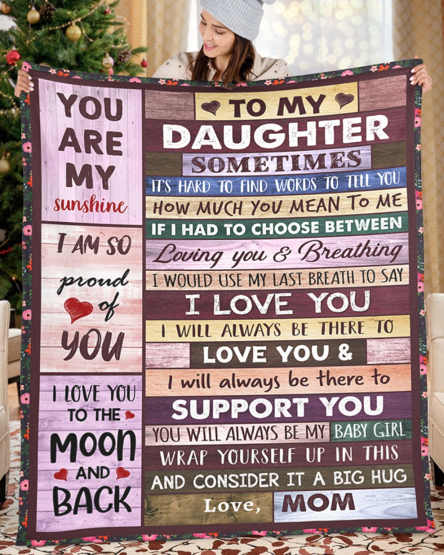Manta de regalo especial para tu hija - De mamá