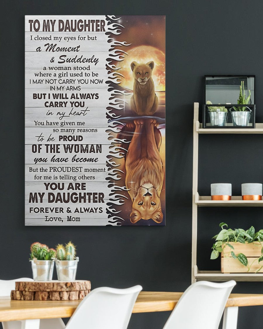 PARA MI HIJA DE MAMÁ LIENZO