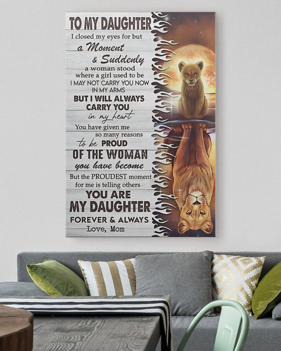 PARA MI HIJA DE MAMÁ LIENZO