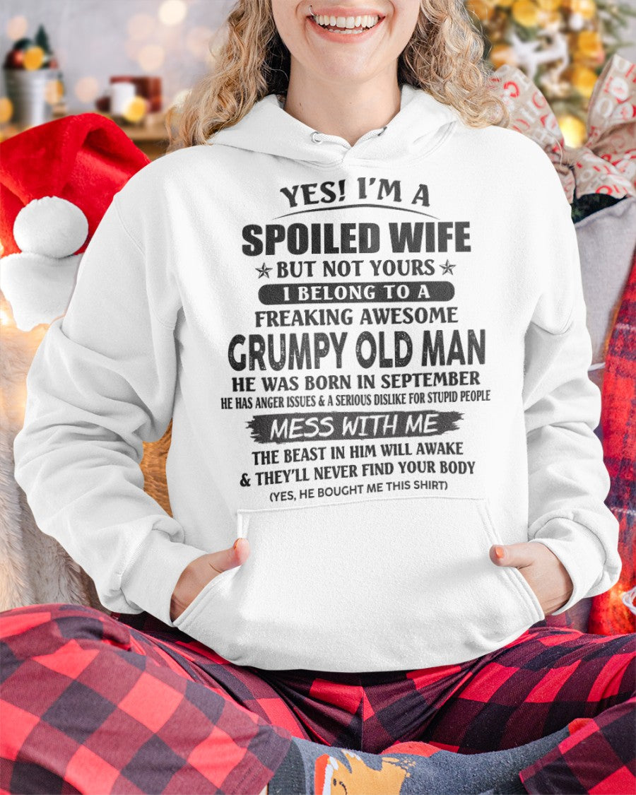 Grumpy Old Man September – Perfect gift for your wife From Husband – NGHL09 (SKU08-63-09)