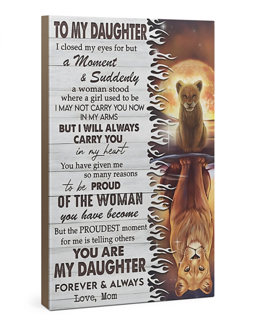 PARA MI HIJA DE MAMÁ LIENZO