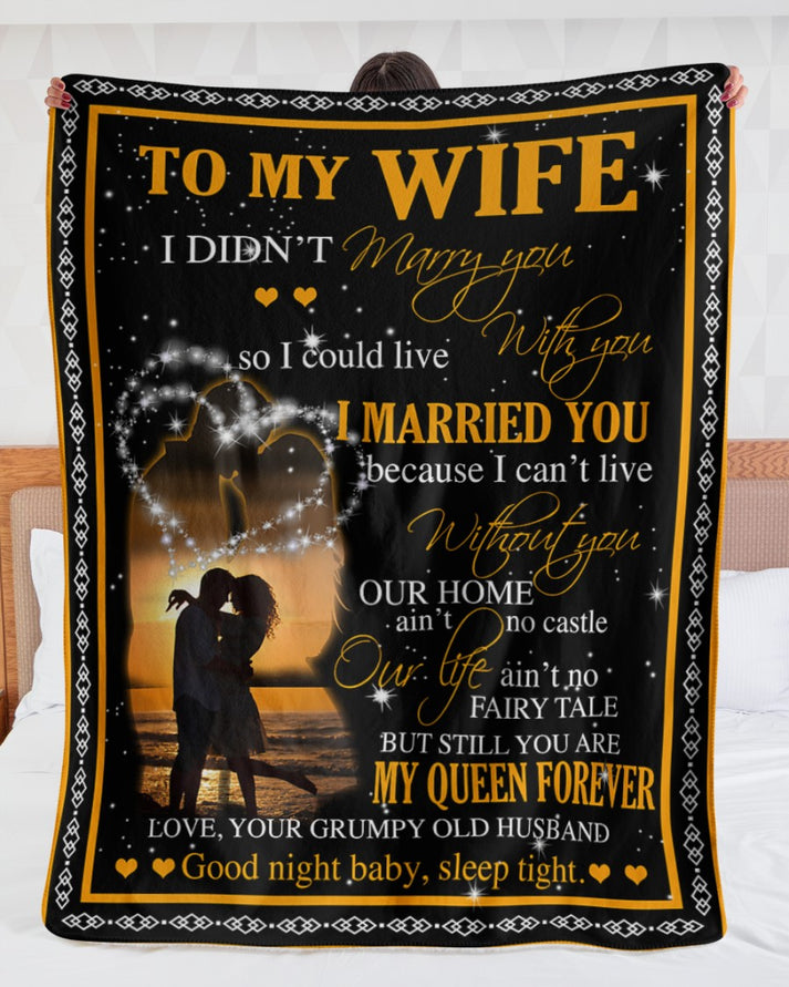 Manta Regalo Especial Para Tu Esposa - De Parte del Esposo (SKUB07-28)