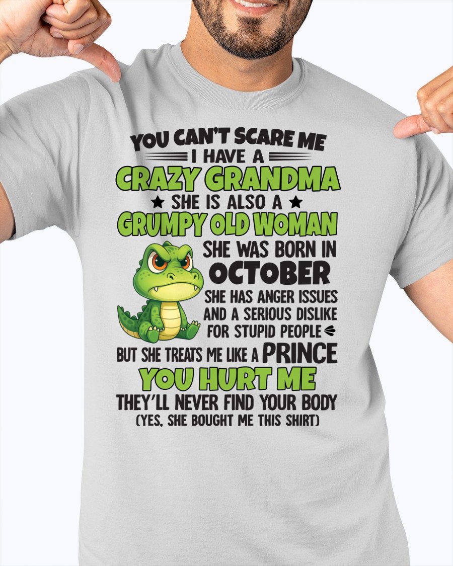 OCTUBRE - NO PUEDES ASUSTARME - PARA MI NIETO - REGALO DE LA ABUELA - NGHL10 (SKU09-85-10)
