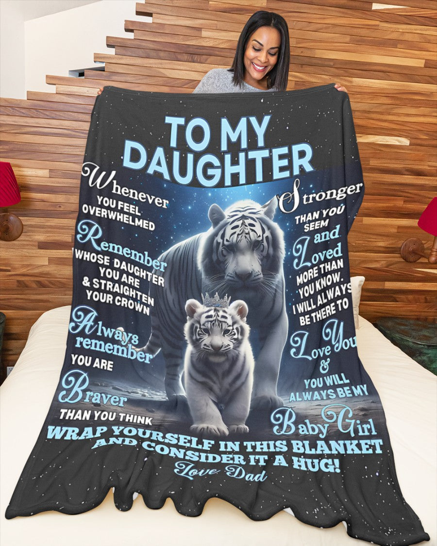 MANTA PARA HIJA - REGALO DE PAPÁ - REGALO DE CONFORT Y CALIDEZ NTTD00 (SKU-CHAU-B04)