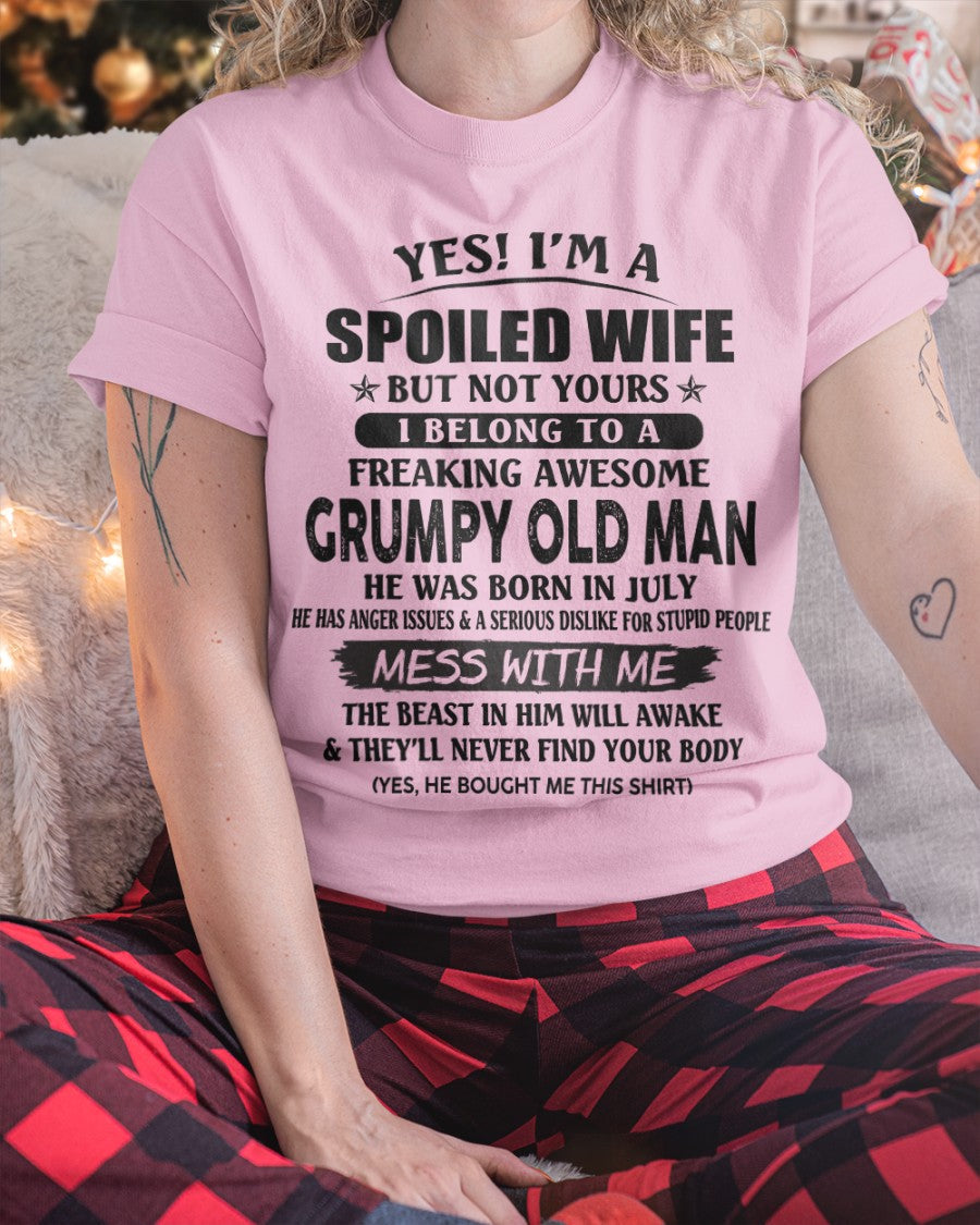 Grumpy Old Man July – Perfect gift for wife From Husband – NGHL07 (SKU08-63-07)