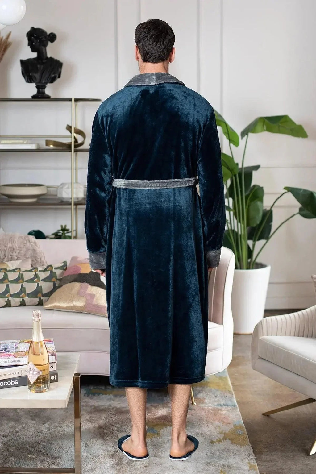 Batas de felpa acogedoras para hombres – Hechas para la comodidad, diseñadas para durar
