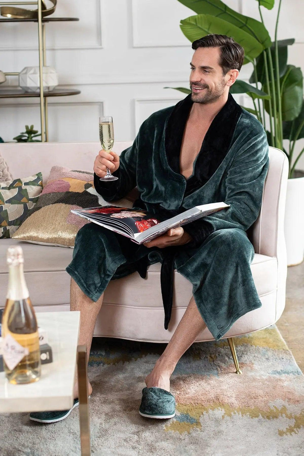 Batas de felpa acogedoras para hombres – Hechas para la comodidad, diseñadas para durar