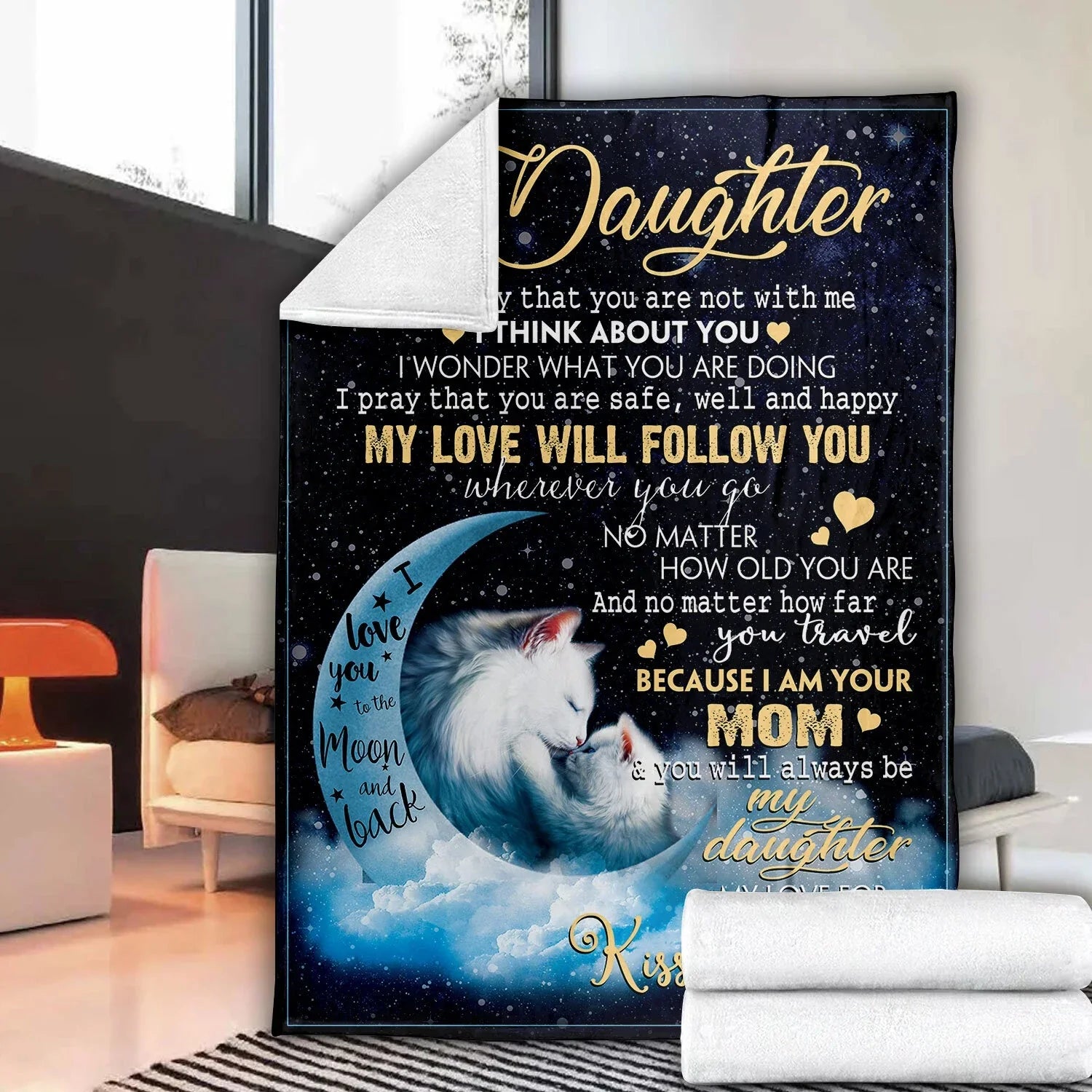 Manta de regalo especial para tu hija - De mamá