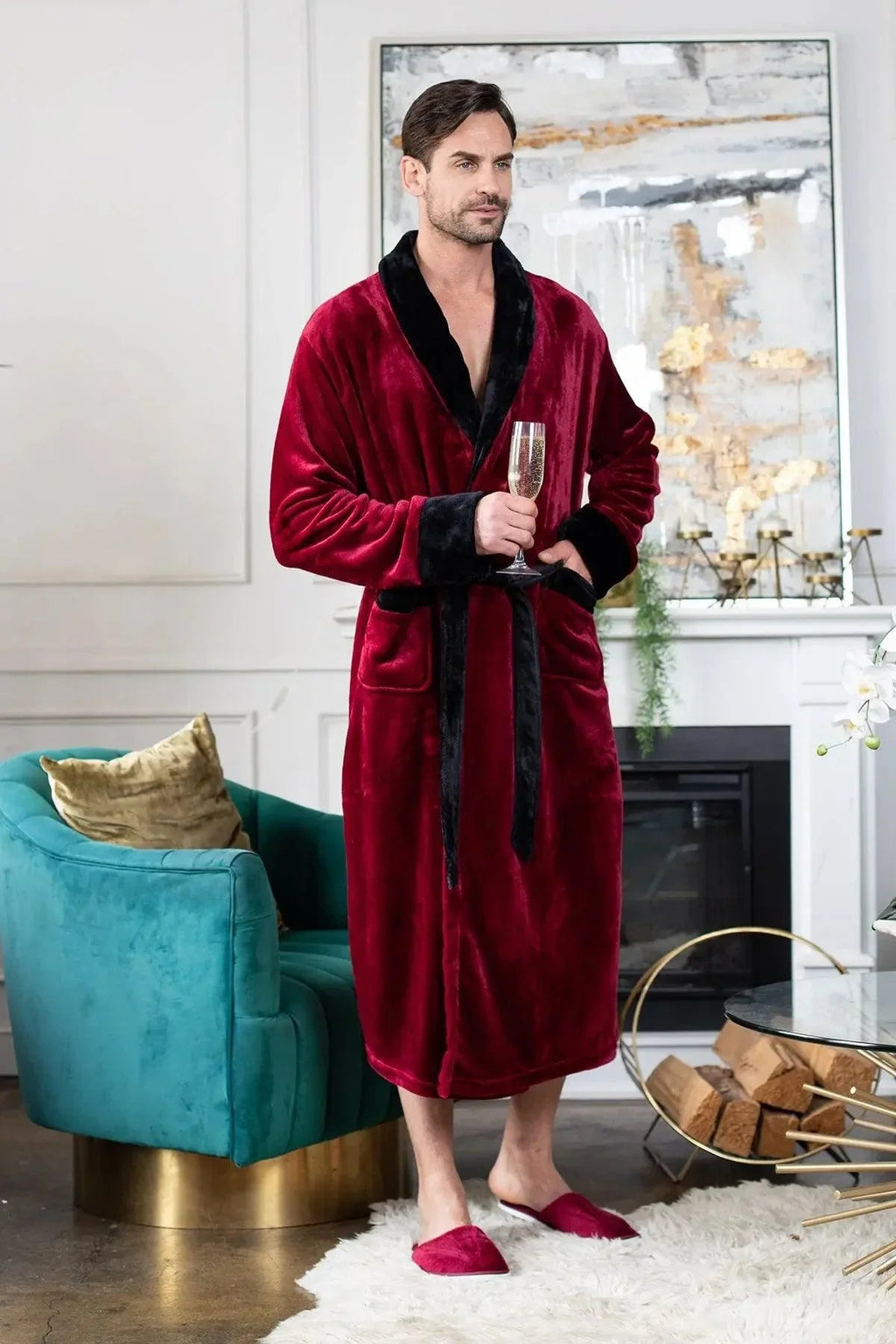 Batas de felpa acogedoras para hombres – Hechas para la comodidad, diseñadas para durar
