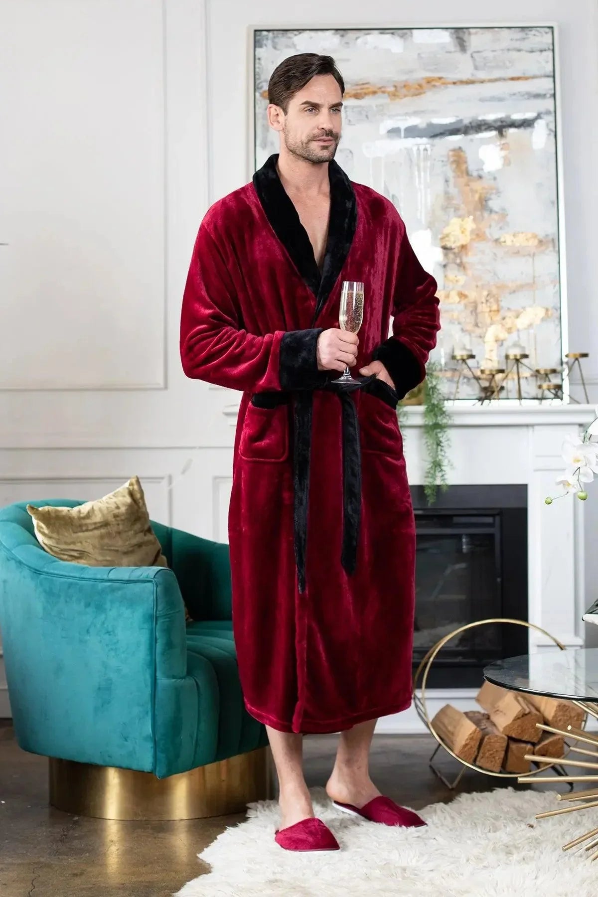 Batas de felpa acogedoras para hombres – Hechas para la comodidad, diseñadas para durar